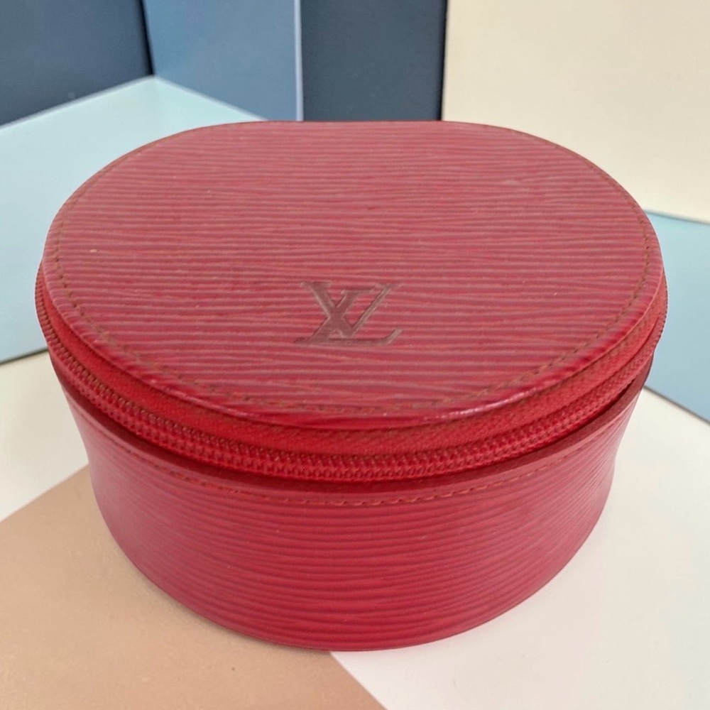 Louis Vuitton Epi Ecrin Bijoux Leather Jewelry Travel Case 😍❤️ - Picture 3 of 15